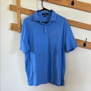 🍁💐Polo by Ralph Lauren Blue Polo Shirt with Iconic Design